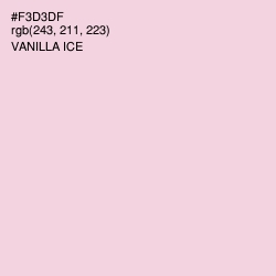#F3D3DF - Vanilla Ice Color Image
